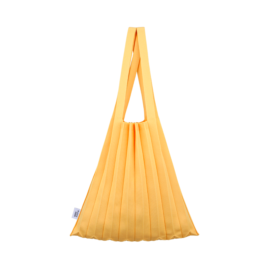 Knit Pleated Shoulder Bag made from Recycled Ocean Plastic Mango