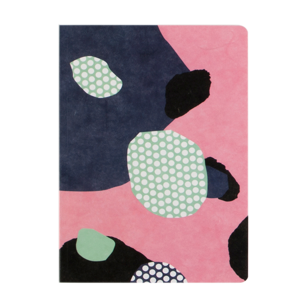 Collage Notebook made from Hanji (Korean Paper) Lake HANforum