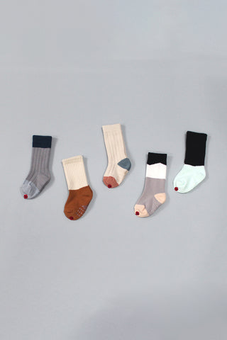Set of 5 Ankle Socks - Mild Days