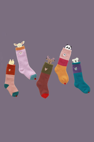 Set of 5 Ankle Socks with Gift Box - My Tiny Heroes