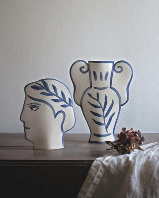 Ceramic Vase 'Artemis' Blue