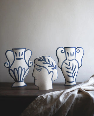 Keramikvase 'Artemis' Blau