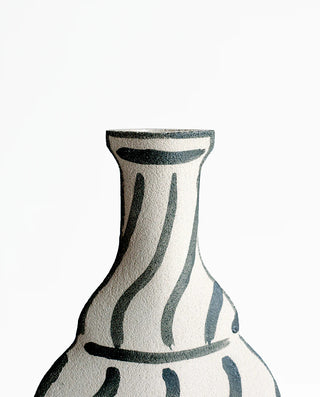 Keramikvase „Morandi Vase“ Schwarz