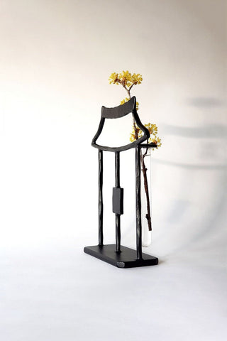 Hand-forged Metal Vase Hanok
