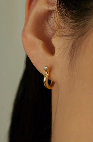 First Dive Earrings Gold