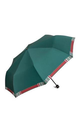 Folding Umbrella "Dancheong" - Teal Green