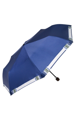 Folding Umbrella "Dancheong" - Indigo