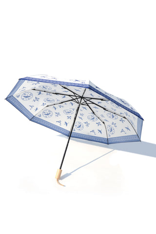 Folding Umbrella "Goryeo Celadon" - Ultramarine