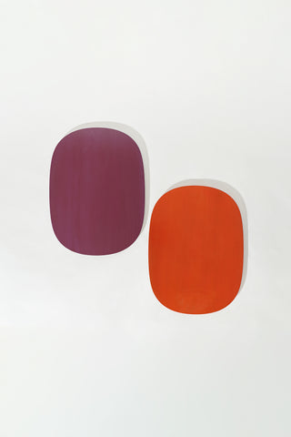 Reversible Ottchil (Korean Lacquer) Serving Platter - L / Purple