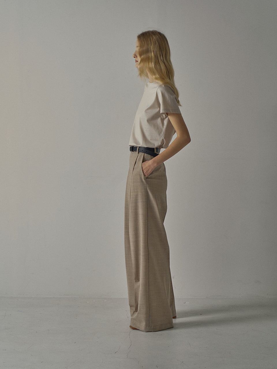 Summer Wool Wide Pants - Oatmeal – HANforum