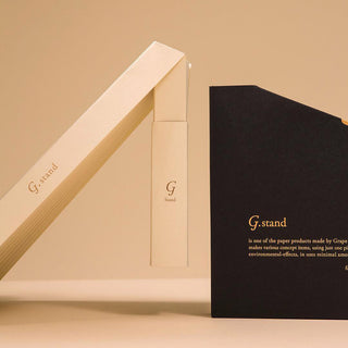 60g Book Stand made from pH-neutral Recycled Paper"g.Stand" - Black