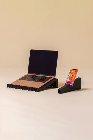 45g Laptop Stand made from pH-neutral Recycled Paper "g.flow" - Sunset