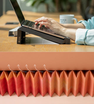 45g Laptop Stand made from pH-neutral Recycled Paper "g.flow" - Baobab