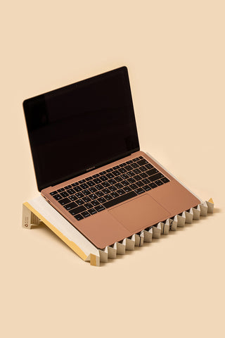 45g Laptop Stand made from pH-neutral Recycled Paper "g.flow" - Baobab
