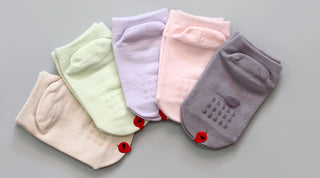 Set of 5 Low Cut Socks - Softy Friends