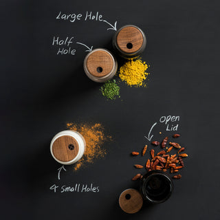 4-Way Spice Jar - Gray / Large
