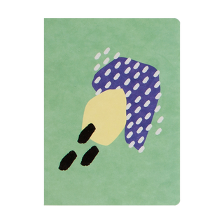 Collage Notebook made from Hanji (Korean Paper) - Raindrops