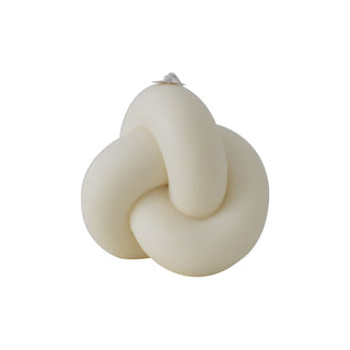 Scented Soy Candle “Single Knot” Ivory