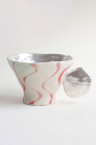 Handmade Ceramic Mug "Silver Linings"